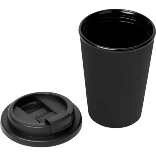 Altitude Wednesday Plastic Double-Wall Tumbler Black Open